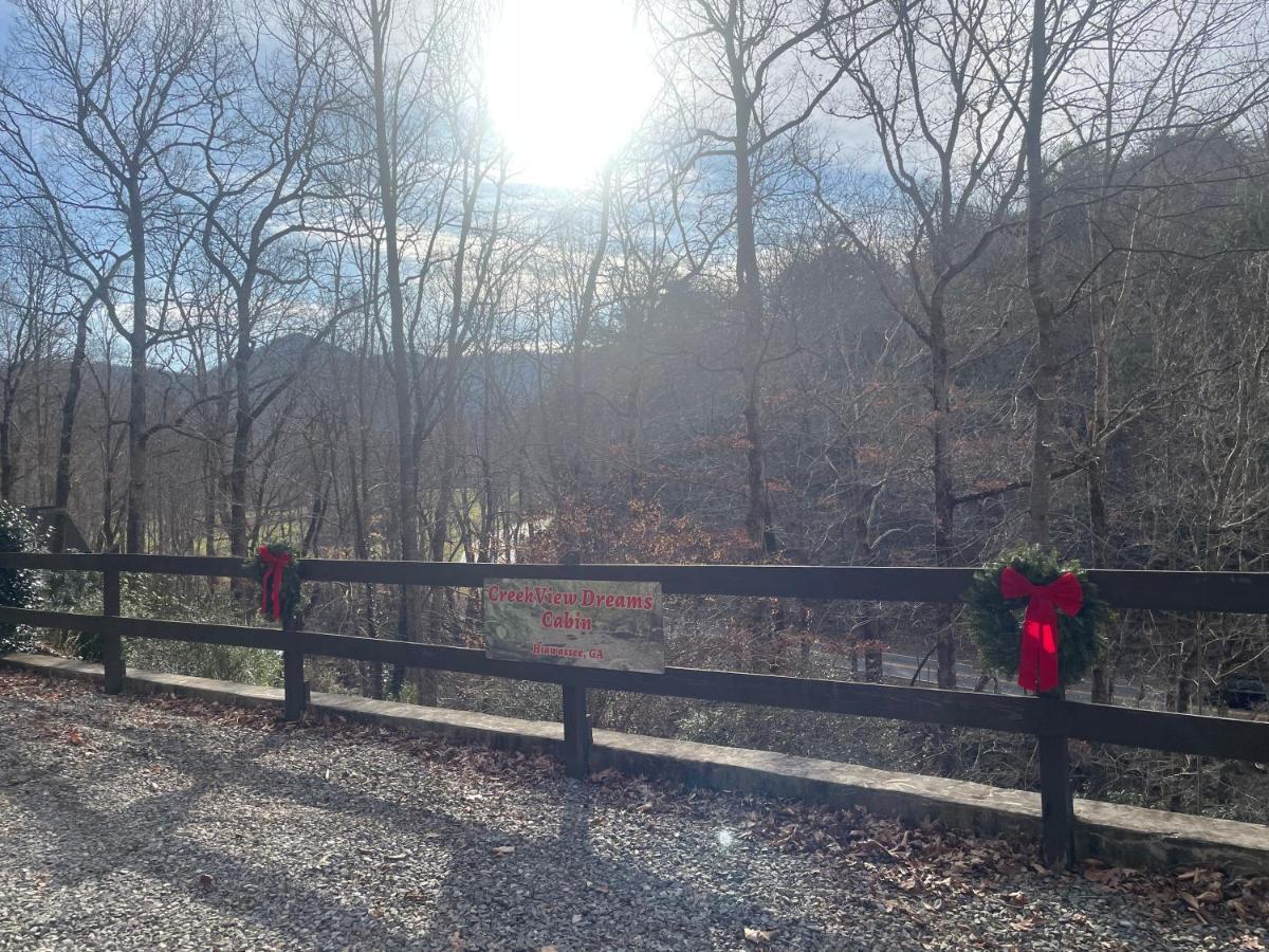 Cozy Creekfront Family Cabin-Pet Friendly -Gamerm-Hot Tub Hiawassee Exteriér fotografie