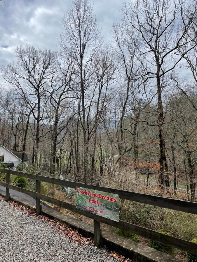 Cozy Creekfront Family Cabin-Pet Friendly -Gamerm-Hot Tub Hiawassee Exteriér fotografie